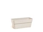 Stefanplast Plastic Planter Box With Water Reservoir, 30Cm, Chalk