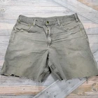 Carhartt Jean Short Cut offs Thrashed Carpenter Shorts Gray Size 36,  B53