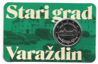2 euros commémorative Croatie 2024 Stari Grad Varazdin