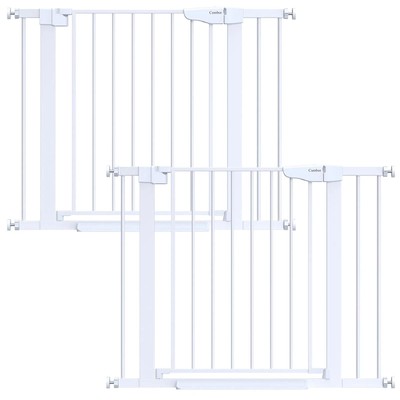 2 Pack 29.7-40.6''(Extensions Included) Baby Gate for Stairs, Mom's Choice Awa...