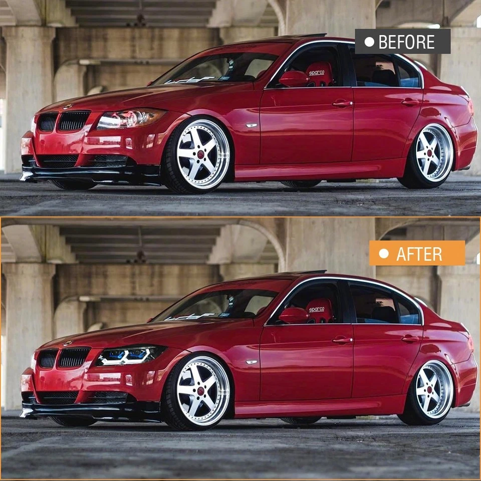 LED Headlights+Rear Tail Lights For 2009-2012 BMW 3-Series E90 E91 Upgraded Kit Foto 3 de 4