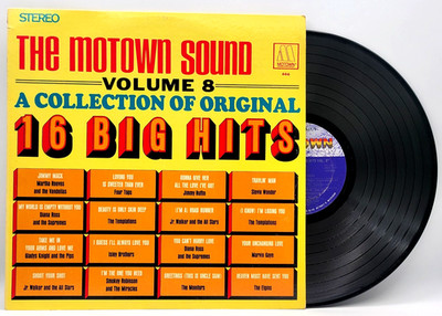 VARIOUS ARTISTS - THE MOTOWN SOUND VOLUME 8 - SOUL FUNK LP RECORD 1967