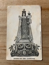 MADONNA MARIA SS.  DEL CARMINE-CARTOLINA