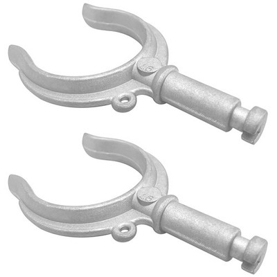 ISURE MARINE 2 pcs Aluminum Oar Lock Oarlock Rowlock Premium Marine sliver