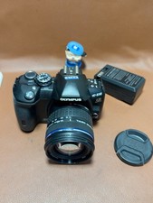 Used Olympus E-510 14-42mm Lens CMOS Good LCD Battery Charger Cap