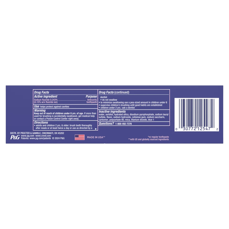 Crest 3D White Radiant Mint Zahnpasta, 93 g - Bild 3 von 4