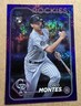 2024 Topps Series 1 - Coco Montes #92 Purple Holofoil /799 (RC)