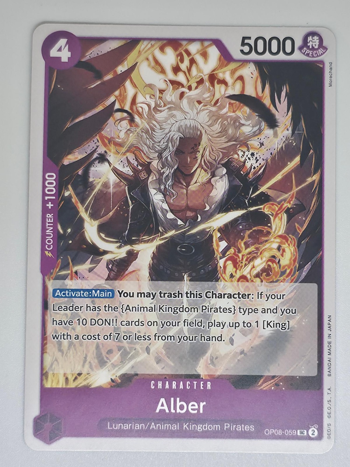 Alber OP08-059 UC One Piece Two Legends NM