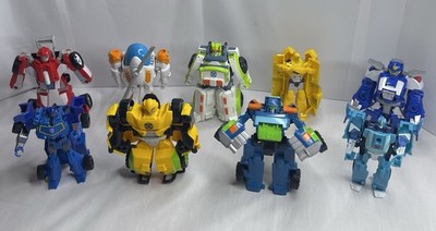 Hasbro Transformers Playskool Heroes Rescue Bots Cyberverse Soundwave Lot of 9