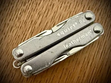 Leatherman Squirt P4 Multi-Tool Key Ring Retired Gray/lavender  Made in the USA