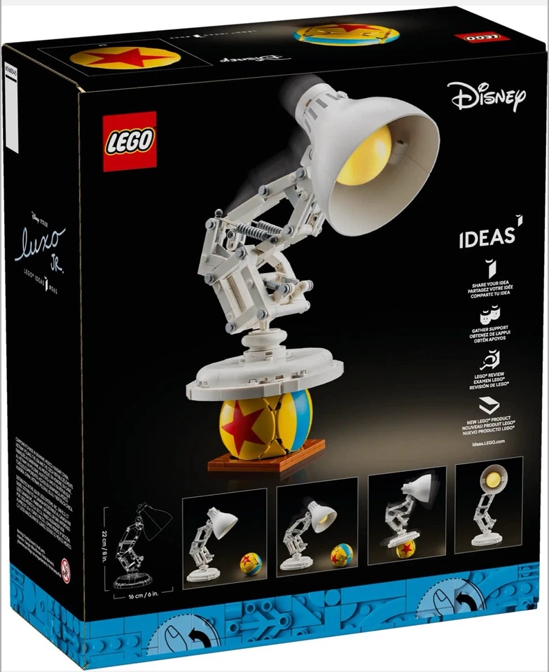 LEGO® Ideas Disney Pixar Luxo Jr. 21357 Brand New Sealed Fast Shipping - Image 2 of 4