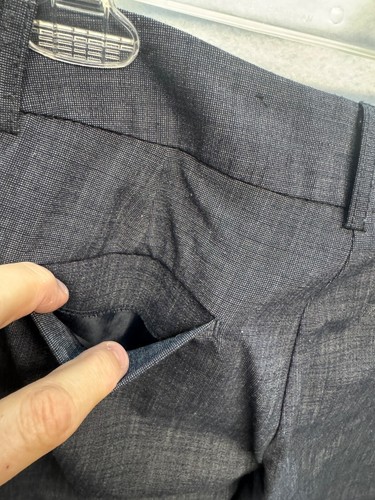 Apt. 9 Womens Modern Fit Gray Dress Pants Size 4 - Picture 11 of 11