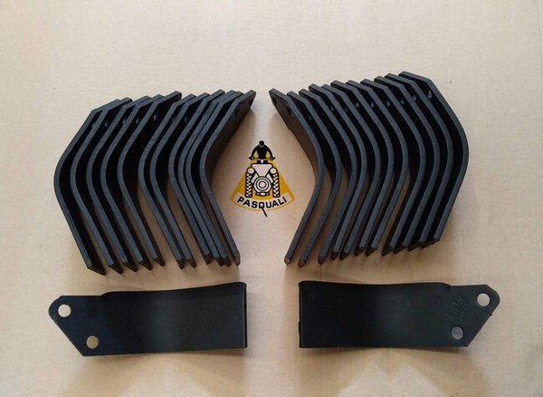 Kit Azadas Para Rotovator Pasquali Conjunto 24 (12 Derecha y 12 Izquierda)