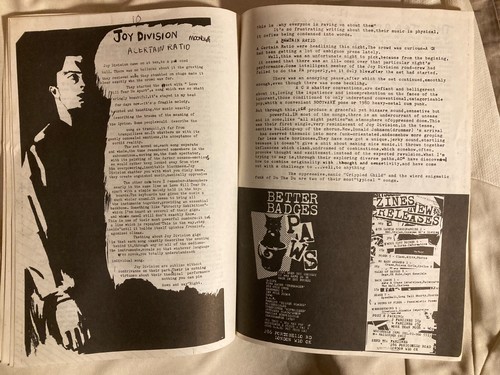 FANZINE MAGAZINE FROM MAY 1980 ANNOUNCING THE DEATH OF IAN CURTIS - Picture 8 of 11