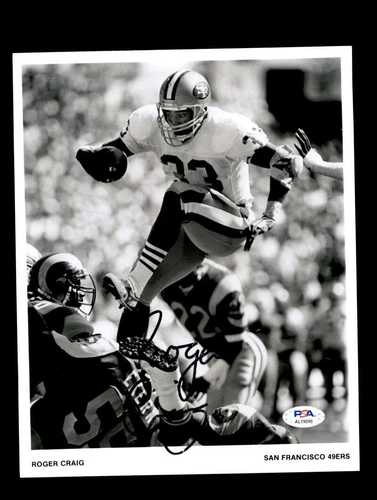 Roger Craig PSA DNA Signed 8x10 Autograph Photo 49ers