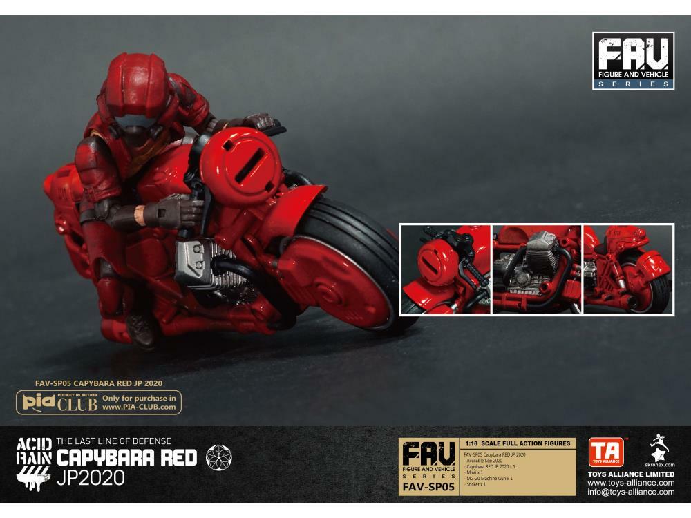 Acid Rain 1/18 Scale FAV-SP05 Capybara Red JP 2020 | eBay