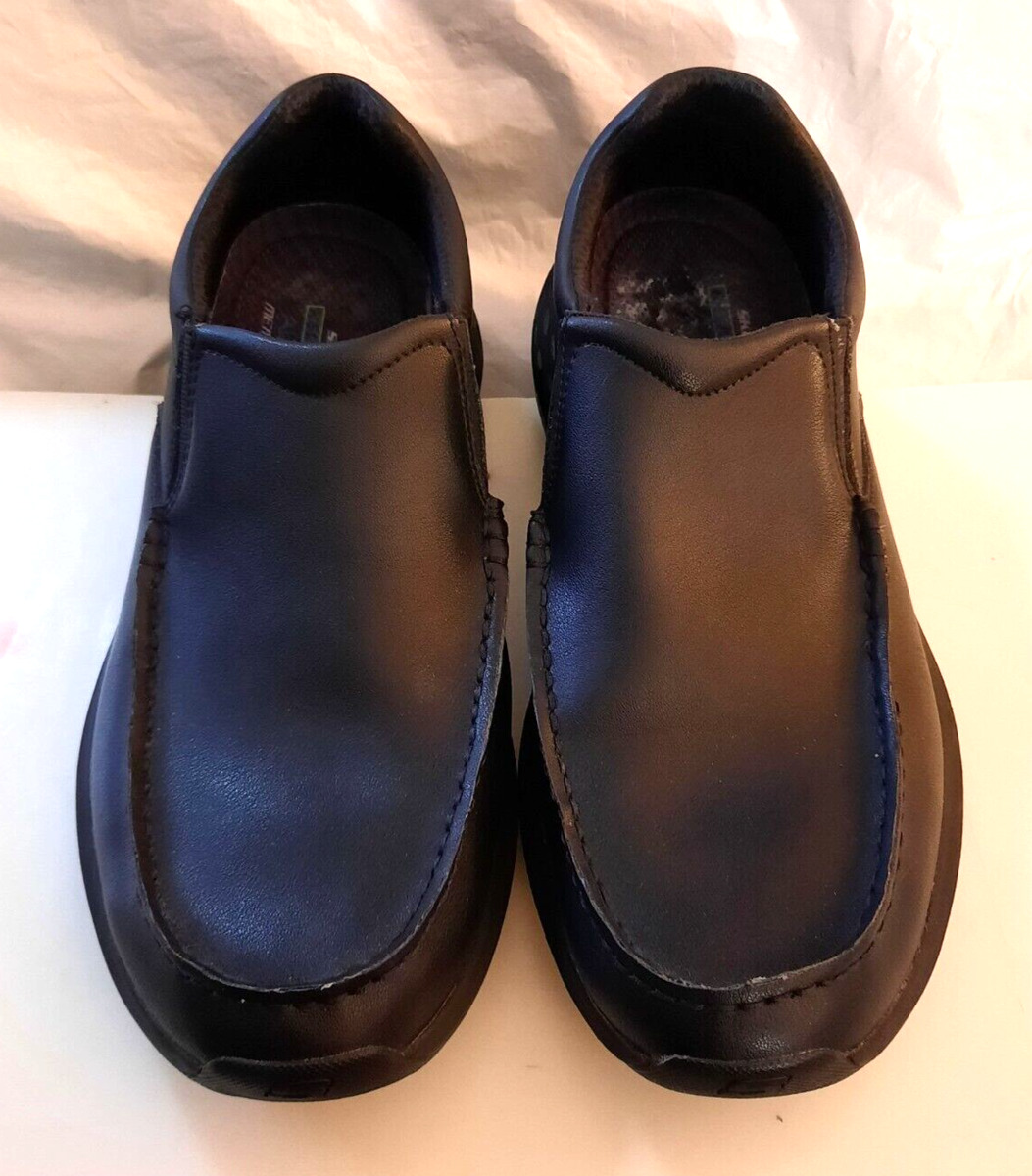 desastre Ensangrentado Espere Skechers Parson Magro 65831 Men&#039;s 10.5 Relaxed Fit Slip-On Shoes Black  | eBay