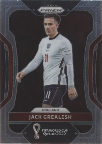 Jack Grealish 2022 FIFA World Cup #87 Panini Rewards Green Ice