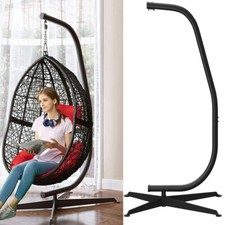 Heavy Duty Sturdy Hanging Egg Chair Stand Reinforce Hammocks Swing Metal Frame