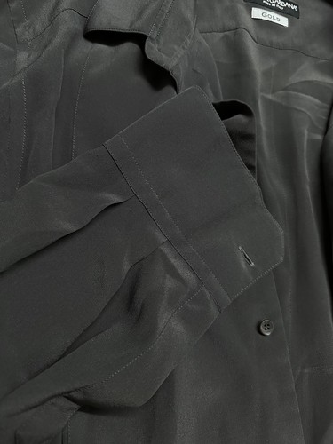 Camicia Dolce & Gabbana Mainline camicia di seta pura seta 40 grigia - Foto 3 di 10