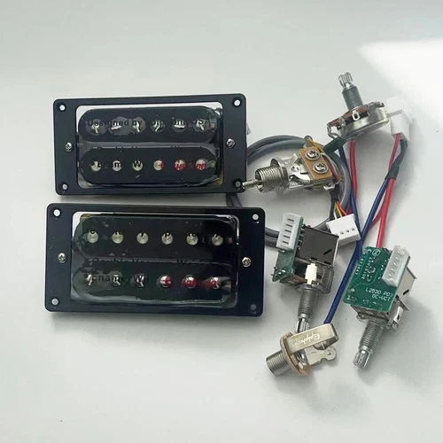 1 set standard electric guitar humbucking pickups with professional wiring