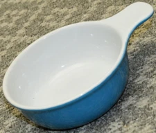 HouseWares International Blue Ovenware Bowl 5.5" w/ Handle ~ Cornging Grab It