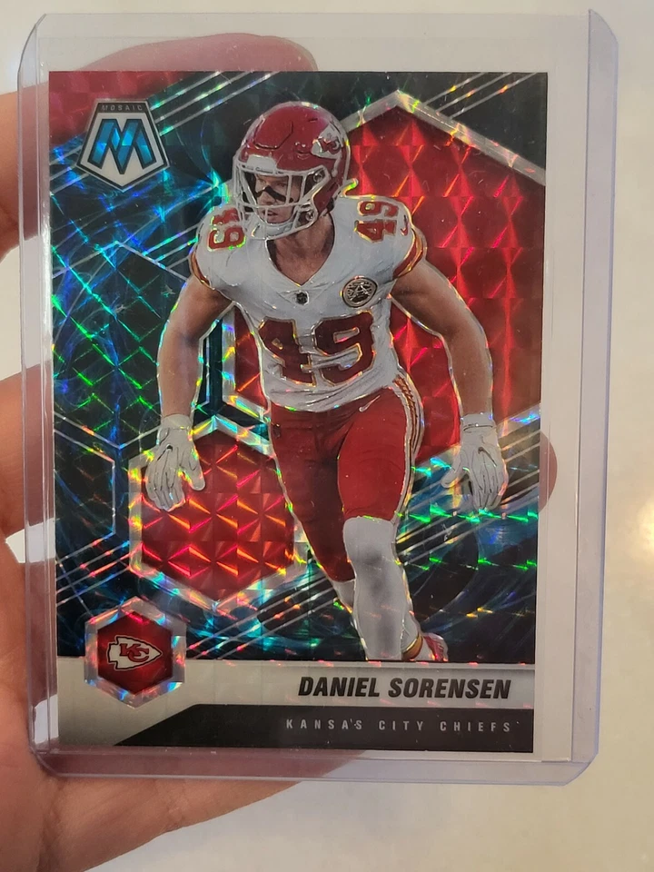 2021 Panini Mosaic Daniel Sorenson Genesis Prizm! Kansas City Chiefs! RARE!! - Image 2 of 3