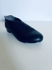 CAPEZIO TAP Dance shoes TeleTone Girl 13.5M Black Leather 443C