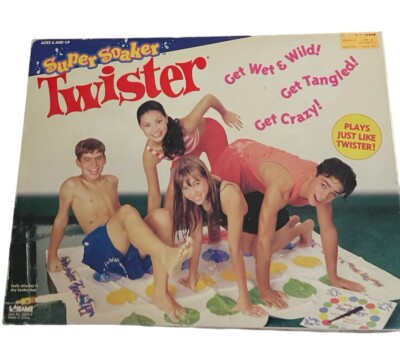 Twister Super Soaker  Game 1995 Vintage Laramie Product Boxed