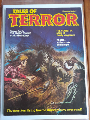 Tales of Terror #2 1978 VGC 4.0 Portman Reprints Tales of the Zombie stories