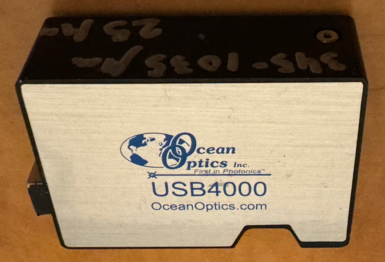 Ocean Optics USB4000 UV/VIS/NIR (3451035nm) Spectrometer, 25um slit w