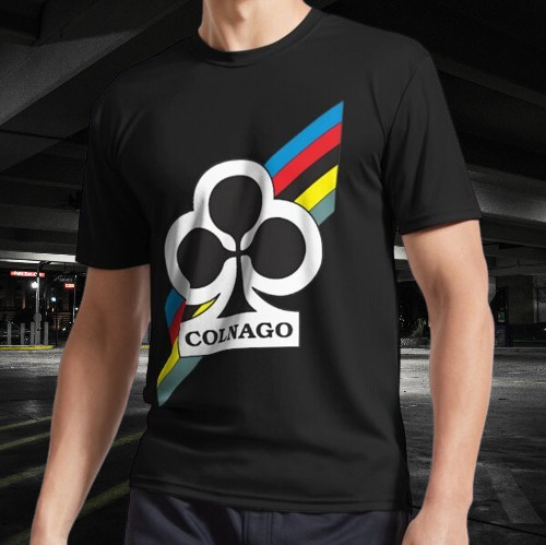 T-shirt Colnago con logo per ciclisti