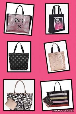 Victoria's Secret sequin bag stravel weekender gym NWT
