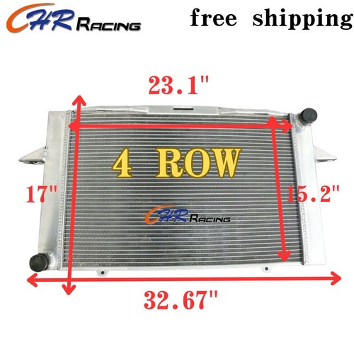 4 ROW Aluminum Radiator for 1997-2004 Volvo 850 C70 V70 S70 2.3L 2.4L ...