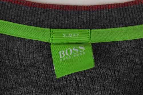 HUGO BOSS Grey Sweatshirt size M Mens Crewneck Pullover Casual Outdoors - Picture 4 of 8