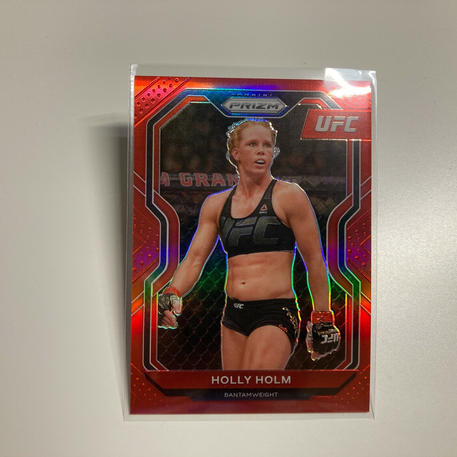Holly Holm 2021 Panini Prizm UFC Red Refractor Card 67/275 #4