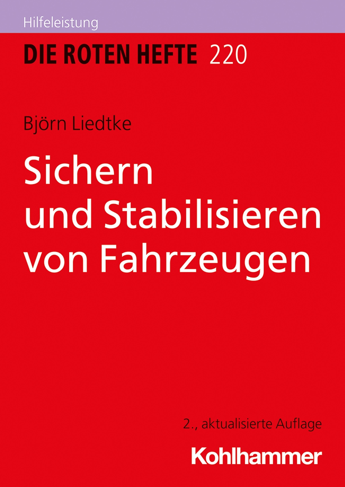Thumbnail - Sichern Und Stabilisieren Von Fahrzeugen Björn Liedtke 9783170399204