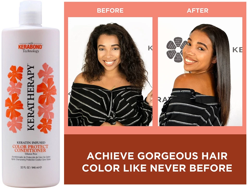 Keratherapy Keratin Infused Color Protect Conditioner 32 Oz Set of 2 - Image 4 of 4