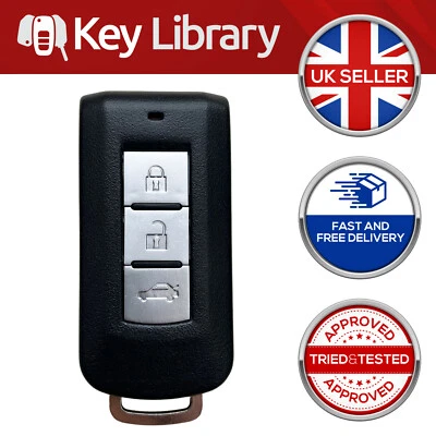 3 Button Smart Remote Car Key Fob Mitsubishi Outlander ASX ID46 PCF7952 433Mhz