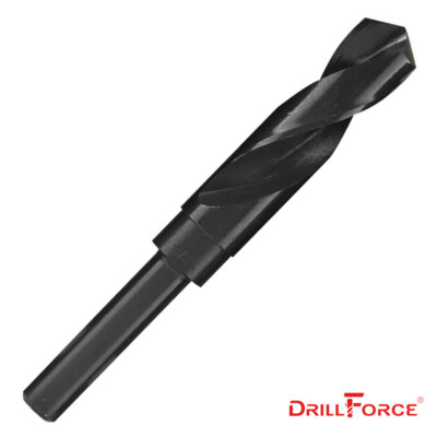 Drillforce 13/16 in. S&D Silver Deming HSS M2 Black Oxide 1/2'' Shank Drill Bit