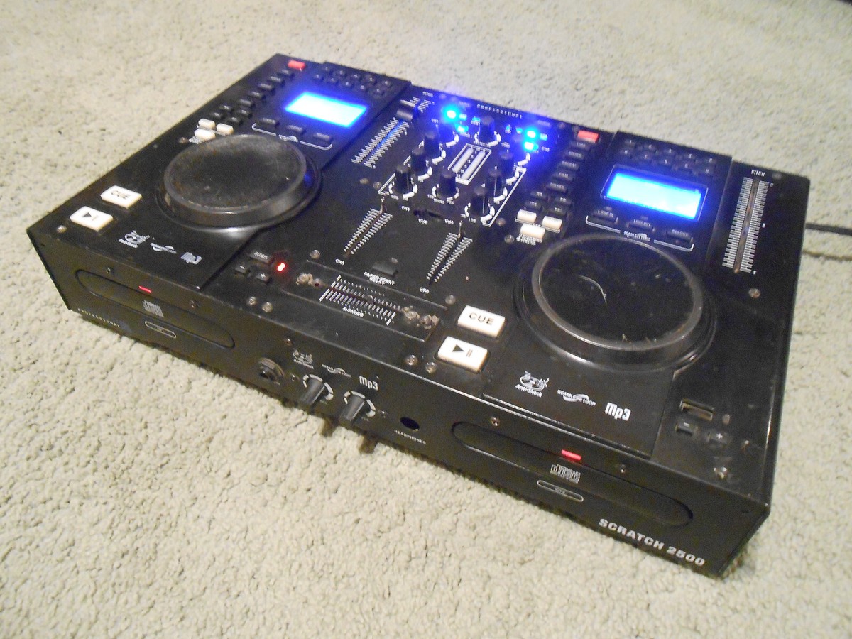 スライドプロジェクター　サイレント2500 Edison Scratch 2500 Professional Dual CD Audio Mixer (NOT WORKING