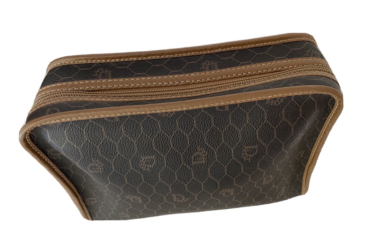 Vintage CHRISTIAN DIOR Monogram Honeycomb Pockets