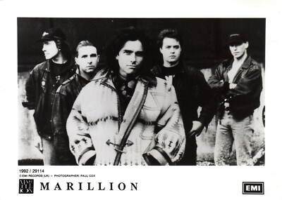 Marillion - Rare Promo Photo 1992 - Holidays In Eden - Brave - Seasons End 