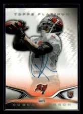 2014  Topps Platinum #80 Robert Herron Rookie Auto Refractors Buccaneers Mint+