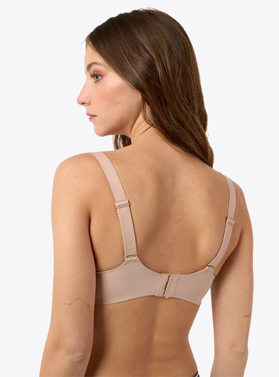 Calvin Klein Women's Effortless Motion Plunge Push-Up Bra, Cedar, 32A - Image 2 of 3