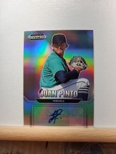 2022 Prizm Draft Picks Baseball Juan Pinto Autograph SILVER Prizm # AU-JU