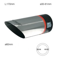Simoni Racing TRX/23 EndschalldäMpfer Aus Edelstahl Gerade & Geneigt Chrom