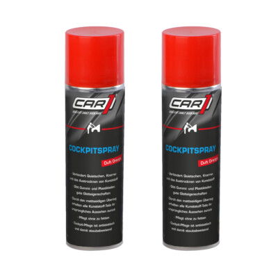 Cockpitspray Pflegespray Orangenduft 2x 300ml Motip Dupli Car1 antistatisch