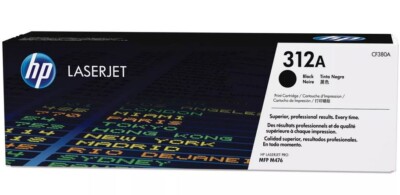 HP 312A (CF380A) Original Toner Schwarz für LaserJet Pro MFP M476 - GENAU LESEN!