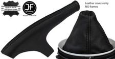 SCHWARZ NAHT LEDER SCHALTSACK + HANDBREMSMANSCHETTE LANGE F?R 350Z Z33 03-09